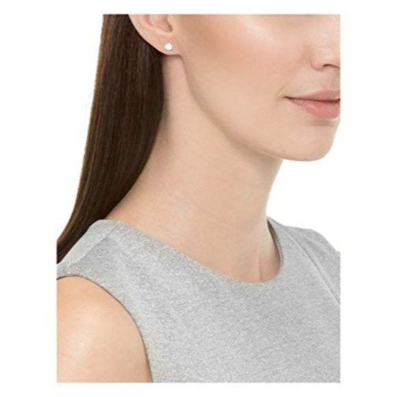 Genuine Birthstone Stud Earrings - Picture 2 of 2